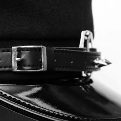 PUNK RAVE Casquette Gothique 'Terror' Noire -ALCHEMY GOTHIC shop casquette gothique terror noire 6