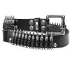NEW ROCK Ceinture 'Bullets' En Cuir Noir 1 NEW ROCK Ceinture 'Bullets' En Cuir Noir -ALCHEMY GOTHIC shop ceinture bullets en cuir noir