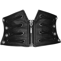 PUNK RAVE Ceinture Corset Pour Femmes 'Noomina' Noire