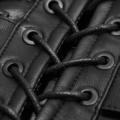 PUNK RAVE Ceinture Corset Pour Femmes 'Techno Geisha' Noire -ALCHEMY GOTHIC shop ceinture corset pour femmes techno geisha noire 10