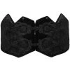 DEVIL FASHION Ceinture Victorienne 'Israfel' Noire -ALCHEMY GOTHIC shop ceinture victorienne israfel noire
