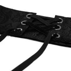 DEVIL FASHION Ceinture Victorienne 'Israfel' Noire -ALCHEMY GOTHIC shop ceinture victorienne israfel noire 12