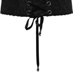 DEVIL FASHION Ceinture Victorienne 'Israfel' Noire -ALCHEMY GOTHIC shop ceinture victorienne israfel noire 9