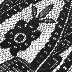 PUNK RAVE Châle à Capuche Gothique 'Amuria' En Dentelle Noire -ALCHEMY GOTHIC shop chale a capuche gothique amuria en dentelle noire 9