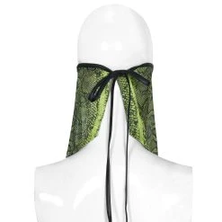 PUNK RAVE Châle 'Serpentine' Vert Fluorescent -ALCHEMY GOTHIC shop chale serpentine vert fluorescent 8