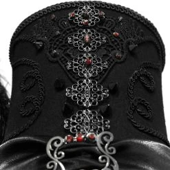 DEVIL FASHION Chapeau Haut De Forme 'Israfel' Noir -ALCHEMY GOTHIC shop chapeau haut de forme israfel noir 10