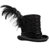 DEVIL FASHION Chapeau Haut De Forme 'Israfel' Noir -ALCHEMY GOTHIC shop chapeau haut de forme israfel noir