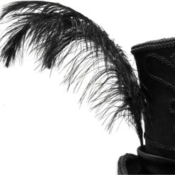 DEVIL FASHION Chapeau Haut De Forme 'Israfel' Noir -ALCHEMY GOTHIC shop chapeau haut de forme israfel noir 13