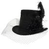DEVIL FASHION Chapeau Haut De Forme Victorien 'Mc Dermot' Noir -ALCHEMY GOTHIC shop chapeau haut de forme victorien mc dermot noir