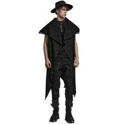 PUNK RAVE Chapeau Post Apocalyptic 'Distressed' Noir -ALCHEMY GOTHIC shop chapeau post apocalyptic distressed noir 2