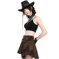 PUNK RAVE Chapeau 'Steam-Rider' Noir 14 PUNK RAVE Chapeau 'Steam-Rider' Noir -ALCHEMY GOTHIC shop chapeau steam rider noir 2