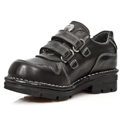 Chaussures Enfants New Rock Kid En Cuir Itali Noir -ALCHEMY GOTHIC shop chaussures enfants new rock kid en cuir itali noir 3
