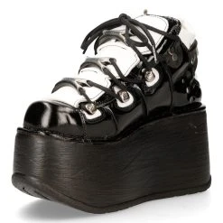 Chaussures Plateformes New Rock Marte Noires Et... 13 Chaussures Plateformes New Rock Marte Noires Et... -ALCHEMY GOTHIC shop chaussures plateformes new rock marte noires et blanches 3