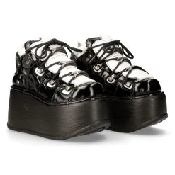 Chaussures Plateformes New Rock Marte Noires Et... 17 Chaussures Plateformes New Rock Marte Noires Et... -ALCHEMY GOTHIC shop chaussures plateformes new rock marte noires et blanches 7