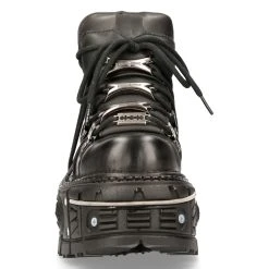 Chaussures Plateformes New Rock Tank En Cuir Itali... 12 Chaussures Plateformes New Rock Tank En Cuir Itali... -ALCHEMY GOTHIC shop chaussures plateformes new rock tank en cuir itali et pulik noirs 2