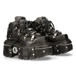 Chaussures Plateformes New Rock Tank En Cuir Itali... 17 Chaussures Plateformes New Rock Tank En Cuir Itali... -ALCHEMY GOTHIC shop chaussures plateformes new rock tank en cuir itali et pulik noirs 7
