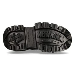 Chaussures Plateformes New Rock Tank En Cuir Noir -ALCHEMY GOTHIC shop chaussures plateformes new rock tank en cuir noir 5