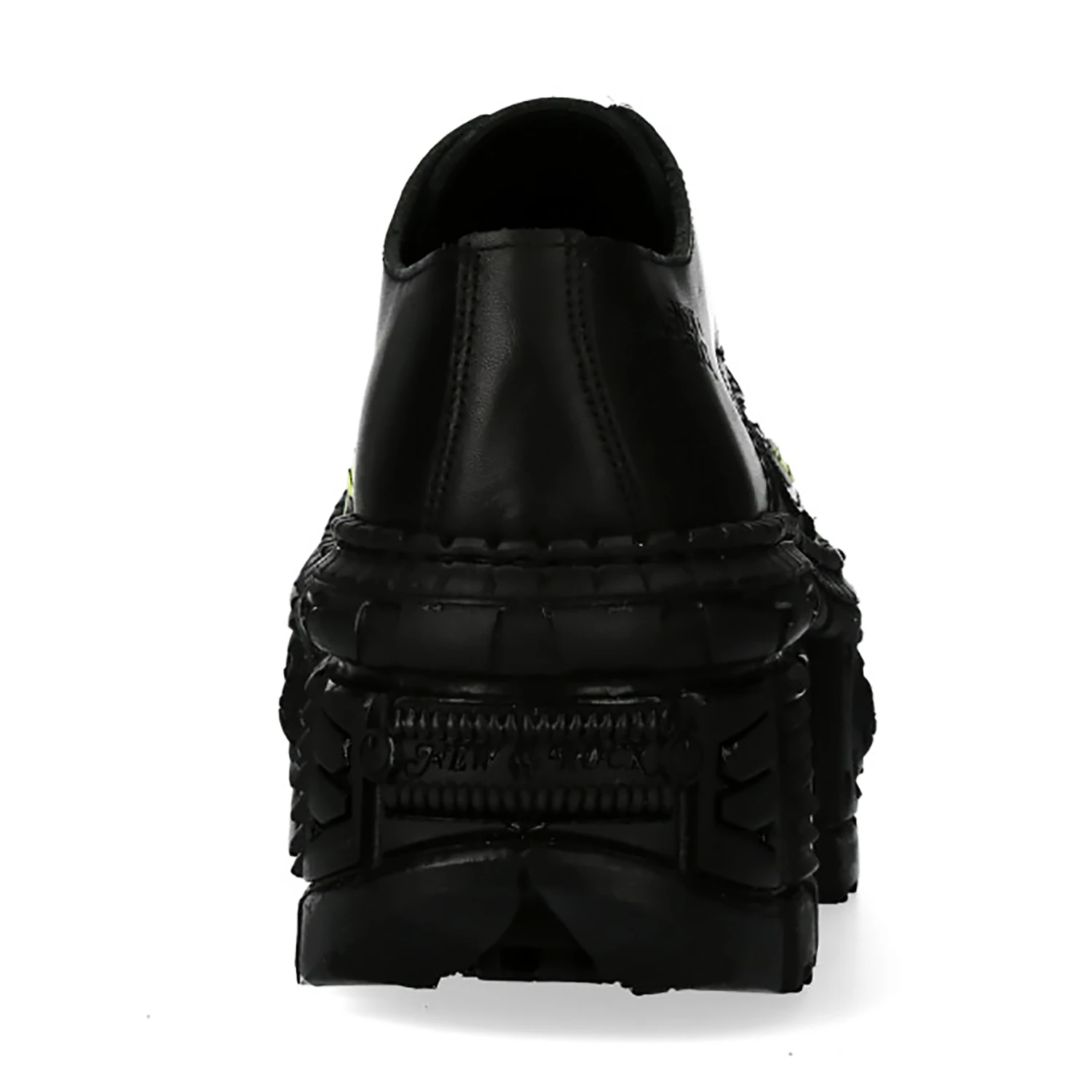 Chaussures Plateformes New Rock Tank En Cuir Noir Et... 7 Chaussures Plateformes New Rock Tank En Cuir Noir Et... – Image 5