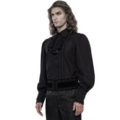 PUNK RAVE Chemise à Jabot 'Lovecraft' Noire Avec Manches... 24 PUNK RAVE Chemise à Jabot 'Lovecraft' Noire Avec Manches... -ALCHEMY GOTHIC shop chemise a jabot lovecraft noire avec manches bouffantes 7