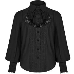 PUNK RAVE Chemise à Jabot 'Lovecraft' Noire Avec Manches... 25 PUNK RAVE Chemise à Jabot 'Lovecraft' Noire Avec Manches... -ALCHEMY GOTHIC shop chemise a jabot lovecraft noire avec manches bouffantes 8