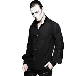 PUNK RAVE Chemise 'Cagliostro' Noire 19 PUNK RAVE Chemise 'Cagliostro' Noire -ALCHEMY GOTHIC shop chemise cagliostro noire 2