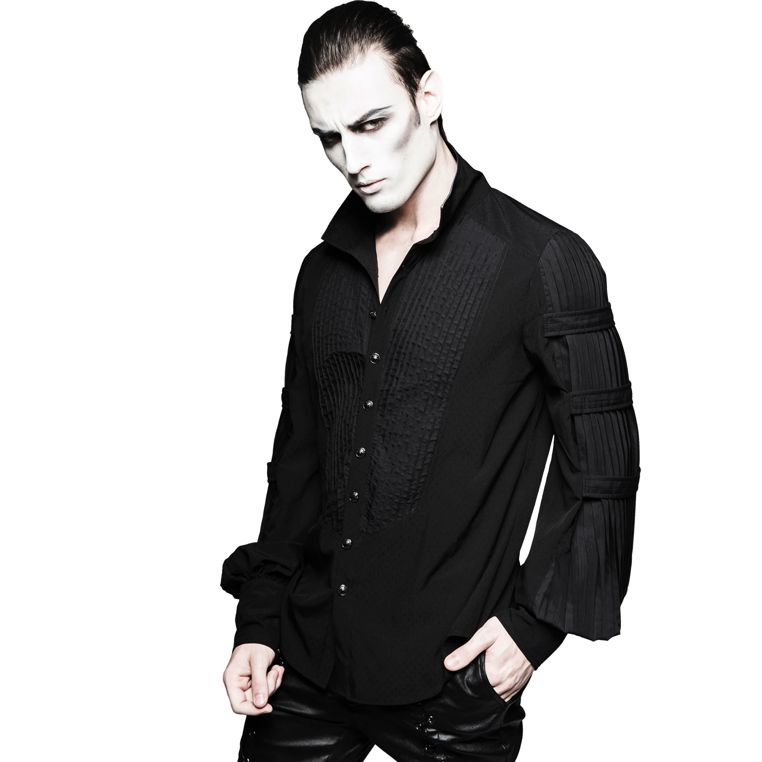 PUNK RAVE Chemise 'Cagliostro' Noire 5 PUNK RAVE Chemise 'Cagliostro' Noire – Image 3