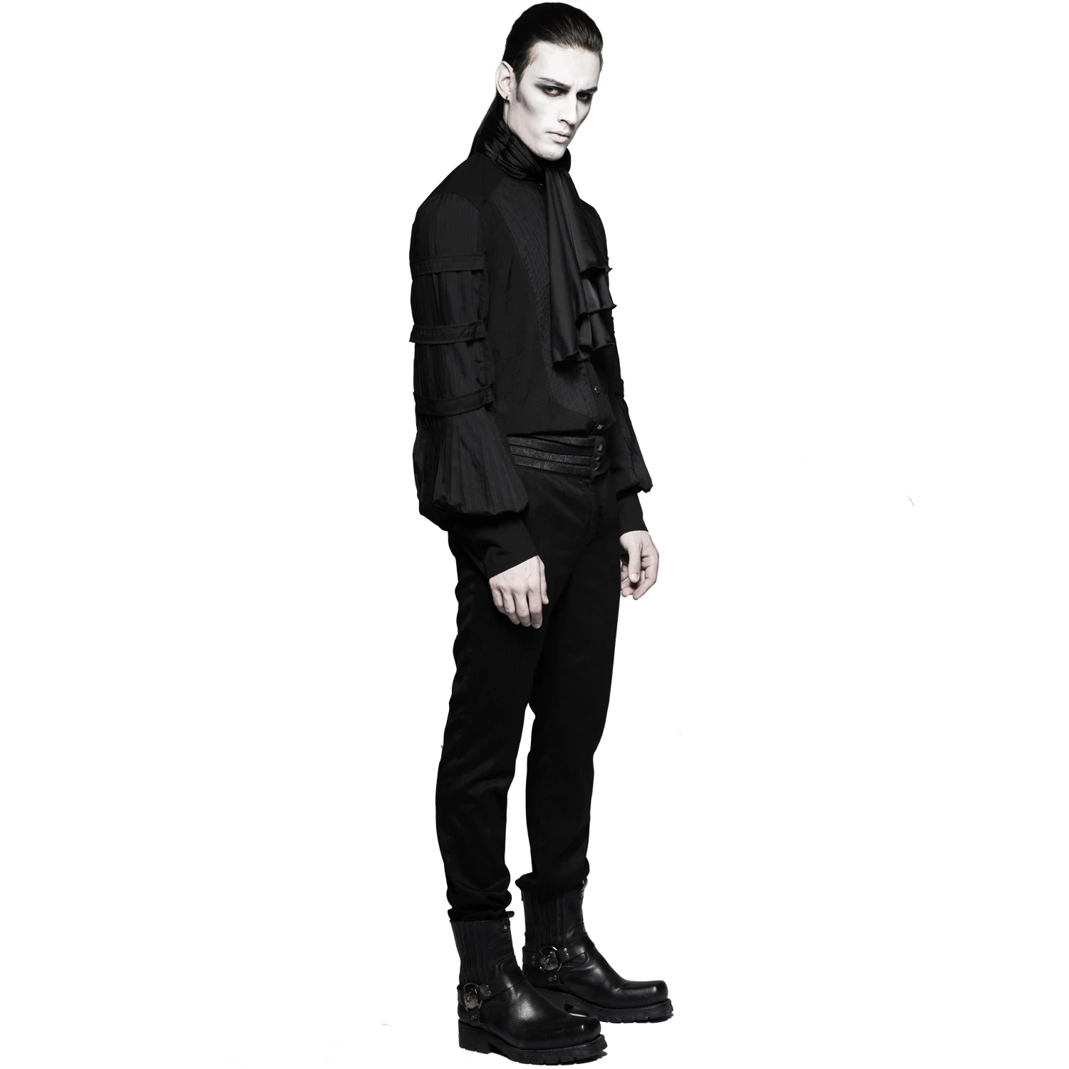 PUNK RAVE Chemise 'Cagliostro' Noire 8 PUNK RAVE Chemise 'Cagliostro' Noire – Image 6