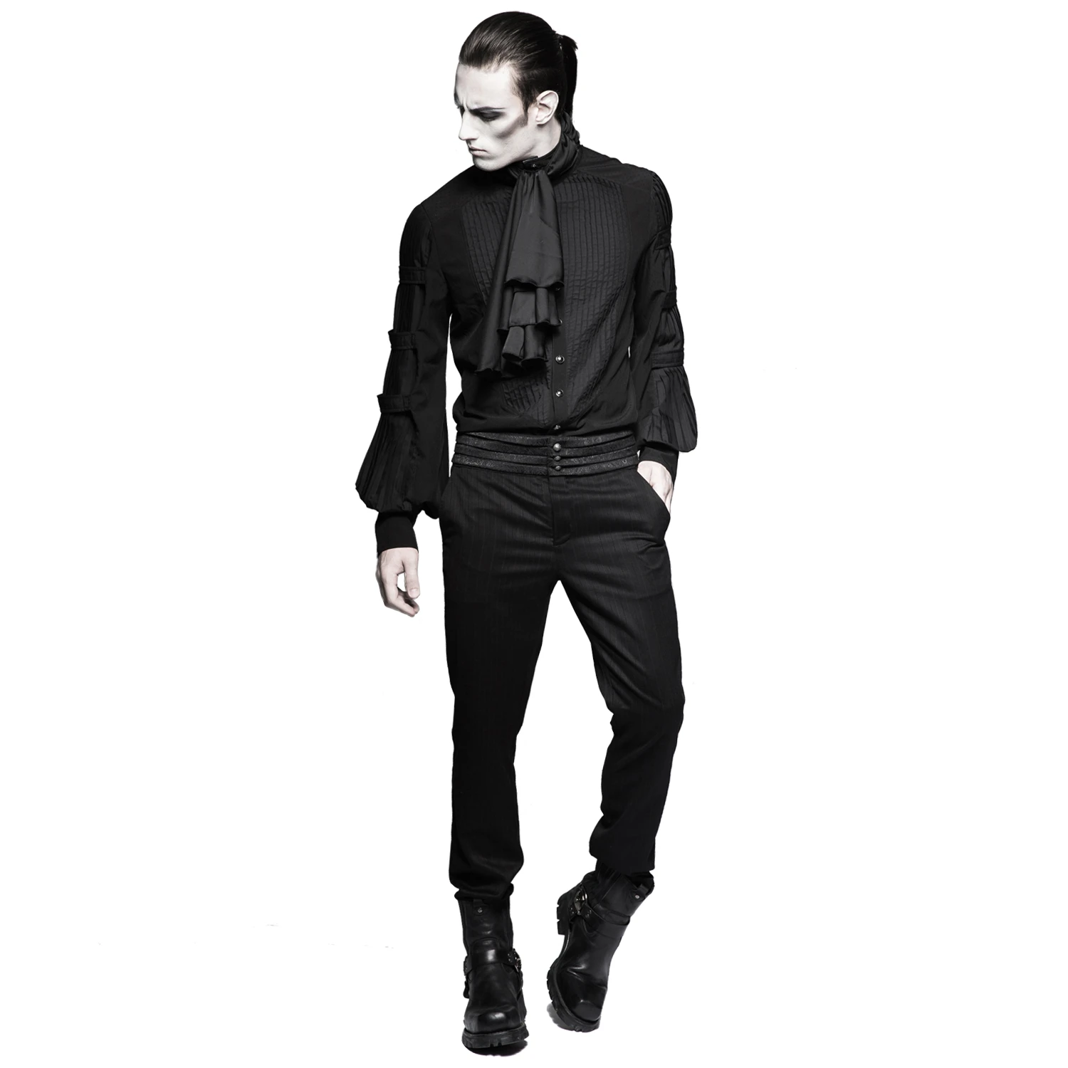 PUNK RAVE Chemise 'Cagliostro' Noire 9 PUNK RAVE Chemise 'Cagliostro' Noire – Image 7