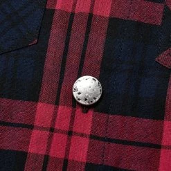 PUNK RAVE Chemise 'Color Plaid' En Tartan Rouge Et Vert -ALCHEMY GOTHIC shop chemise color plaid en tartan rouge et vert 13