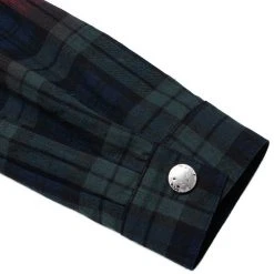 PUNK RAVE Chemise 'Color Plaid' En Tartan Rouge Et Vert -ALCHEMY GOTHIC shop chemise color plaid en tartan rouge et vert 16