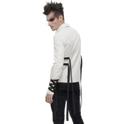 DEVIL FASHION Chemise 'Cryock' Blanche -ALCHEMY GOTHIC shop chemise cryock blanche 3