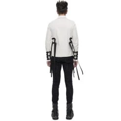 DEVIL FASHION Chemise 'Cryock' Blanche -ALCHEMY GOTHIC shop chemise cryock blanche 6