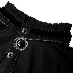 PUNK RAVE Chemise 'Desmond' Noire -ALCHEMY GOTHIC shop chemise desmond noire 13