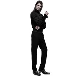 PUNK RAVE Chemise 'Desmond' Noire -ALCHEMY GOTHIC shop chemise desmond noire 6