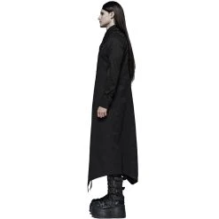 PUNK RAVE Chemise Extra Longue 'Malkavian' Noire 21 PUNK RAVE Chemise Extra Longue 'Malkavian' Noire -ALCHEMY GOTHIC shop chemise extra longue malkavian noire 4