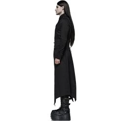 PUNK RAVE Chemise Extra Longue 'Malkavian' Noire 23 PUNK RAVE Chemise Extra Longue 'Malkavian' Noire -ALCHEMY GOTHIC shop chemise extra longue malkavian noire 6