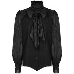 PUNK RAVE Chemise 'Goth Cage' Noire 33 PUNK RAVE Chemise 'Goth Cage' Noire -ALCHEMY GOTHIC shop chemise goth cage noire 13