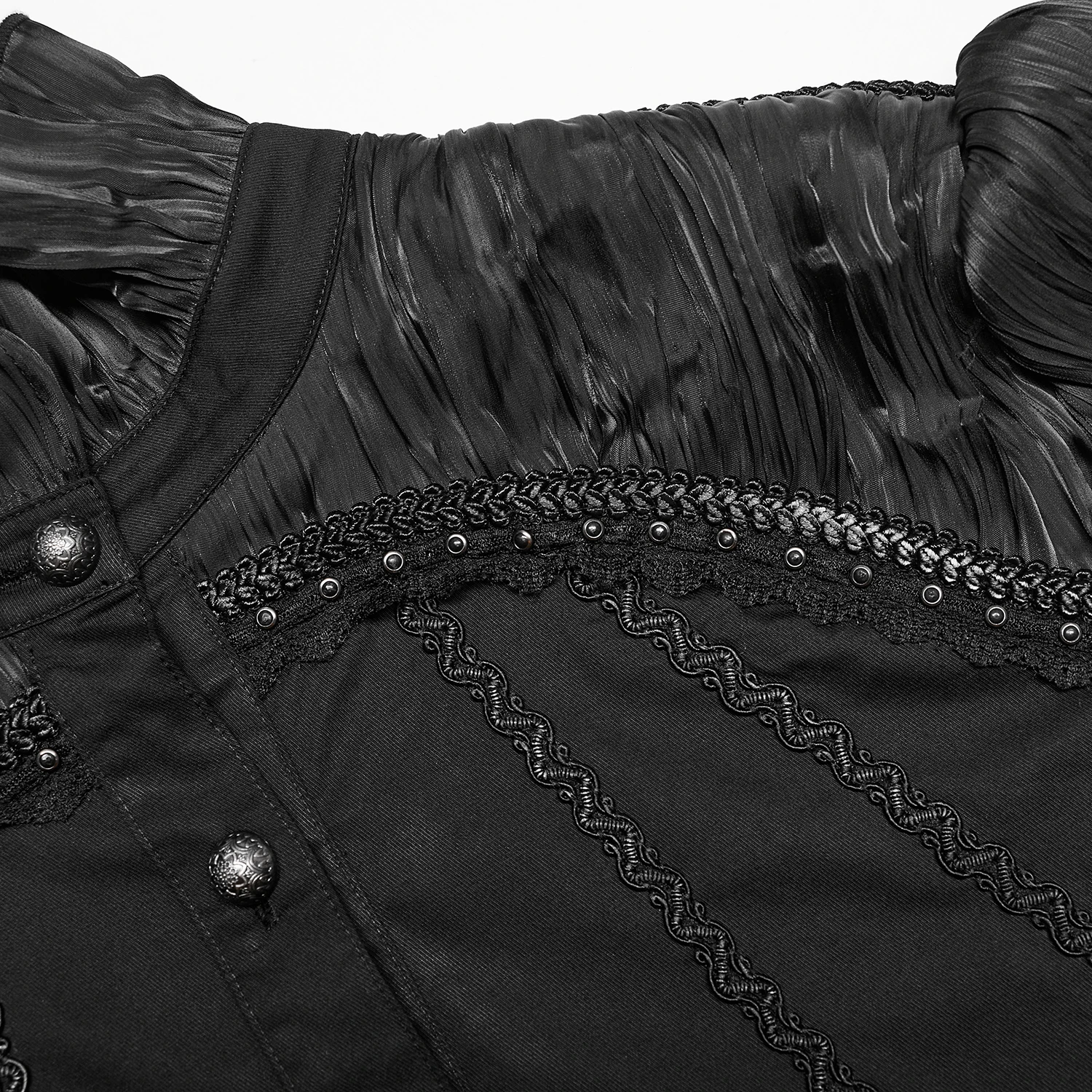 PUNK RAVE Chemise 'Goth Cage' Noire 18 PUNK RAVE Chemise 'Goth Cage' Noire – Image 16