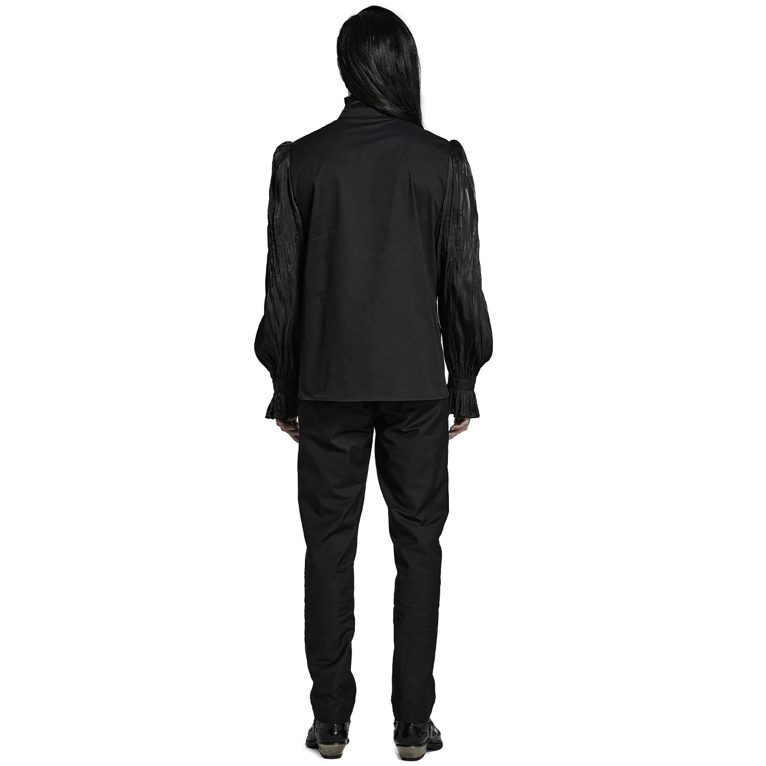 PUNK RAVE Chemise 'Goth Cage' Noire 8 PUNK RAVE Chemise 'Goth Cage' Noire – Image 6