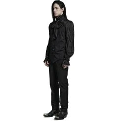 PUNK RAVE Chemise 'Goth Cage' Noire 27 PUNK RAVE Chemise 'Goth Cage' Noire -ALCHEMY GOTHIC shop chemise goth cage noire 7