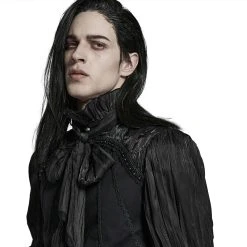 PUNK RAVE Chemise 'Goth Cage' Noire 29 PUNK RAVE Chemise 'Goth Cage' Noire -ALCHEMY GOTHIC shop chemise goth cage noire 9