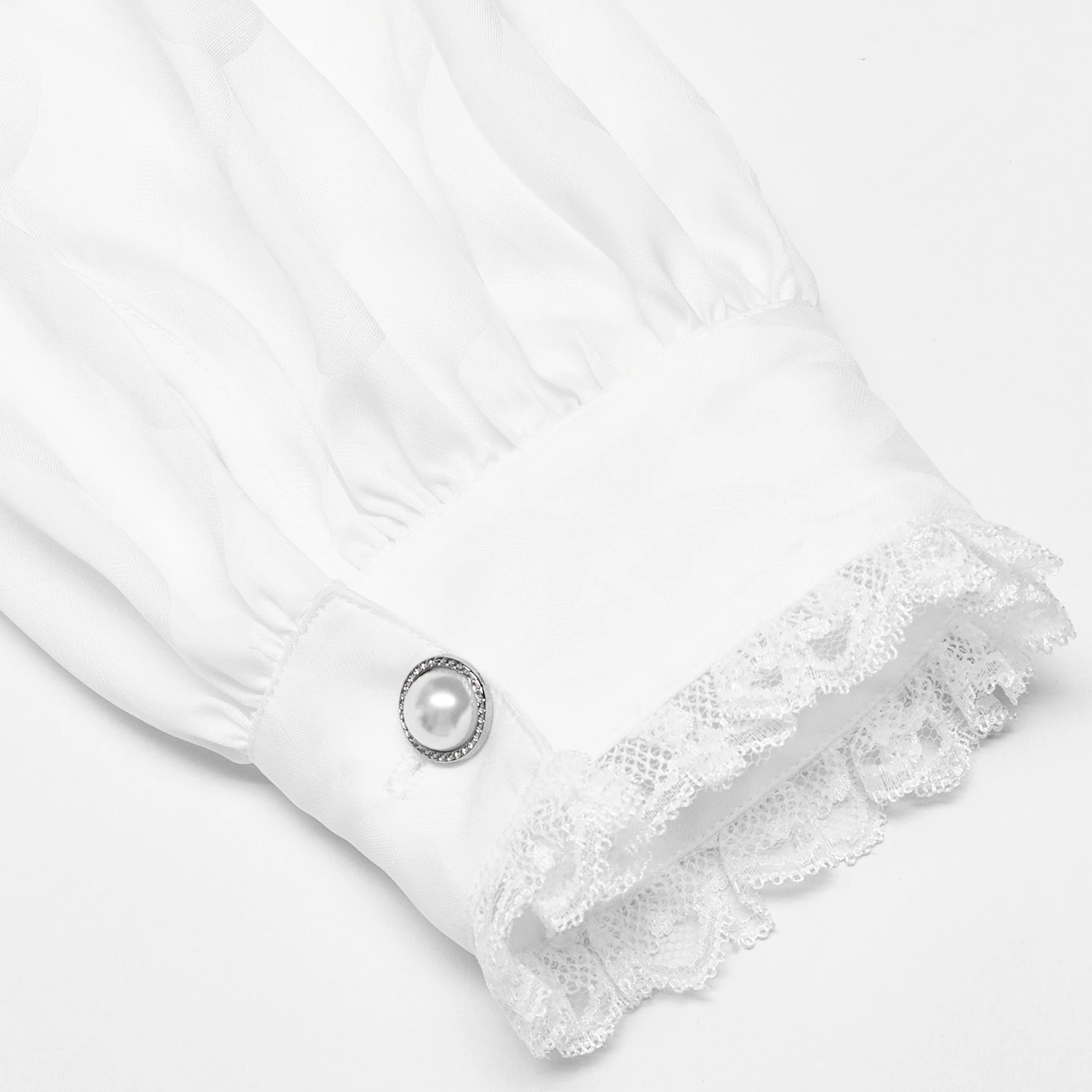 PUNK RAVE Chemise 'Gothic Dragon' Blanche 14 PUNK RAVE Chemise 'Gothic Dragon' Blanche – Image 12