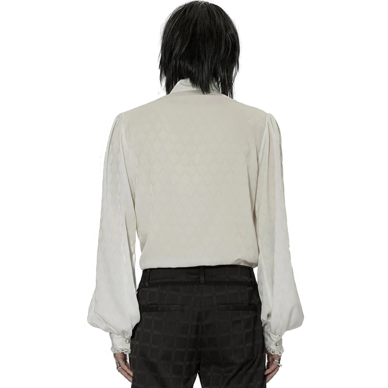 PUNK RAVE Chemise 'Gothic Dragon' Blanche 5 PUNK RAVE Chemise 'Gothic Dragon' Blanche – Image 3