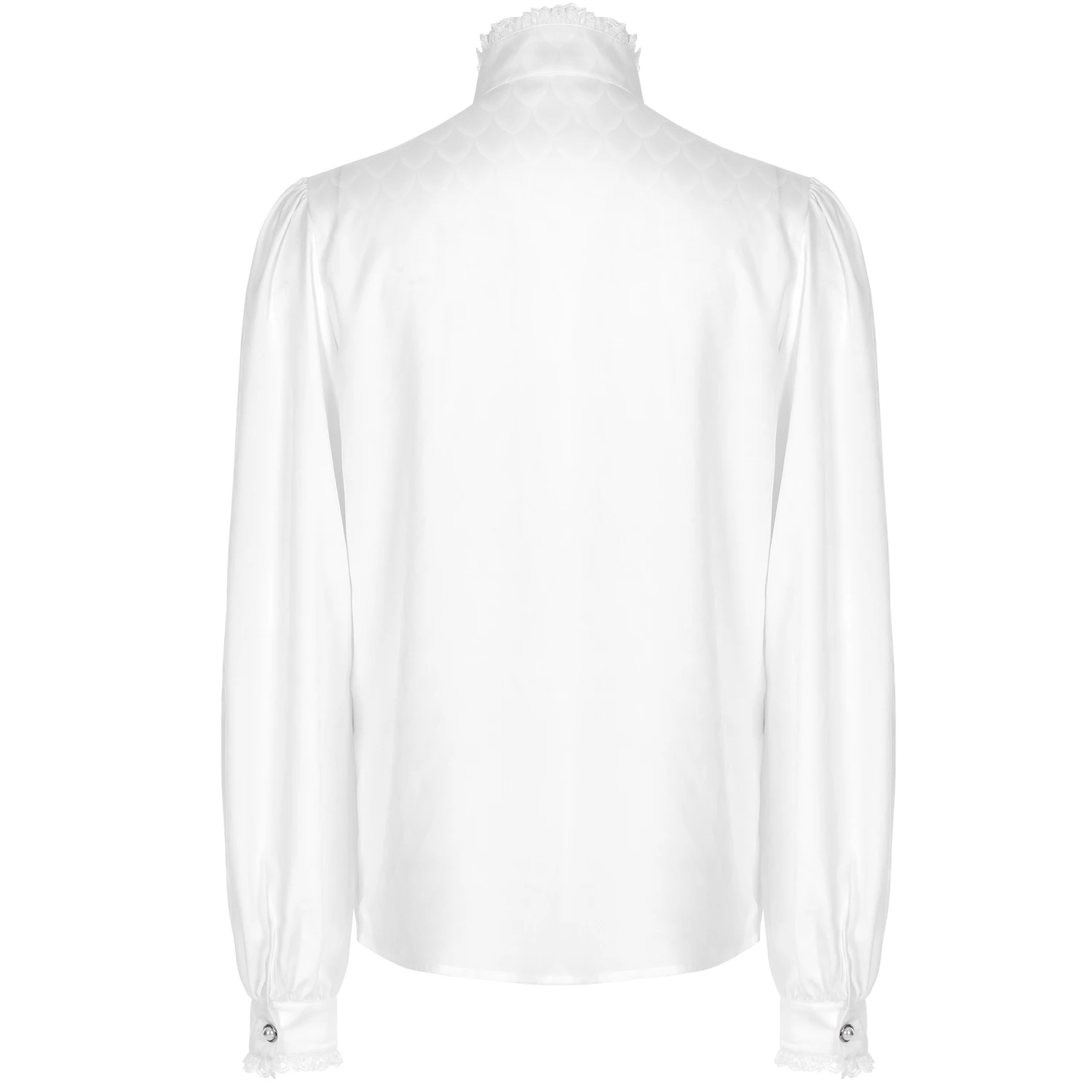 PUNK RAVE Chemise 'Gothic Dragon' Blanche 10 PUNK RAVE Chemise 'Gothic Dragon' Blanche – Image 8