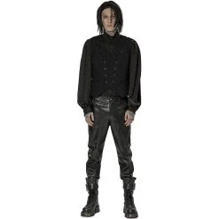 PUNK RAVE Chemise 'Gothic Dragon' Noire -ALCHEMY GOTHIC shop chemise gothic dragon noire 4