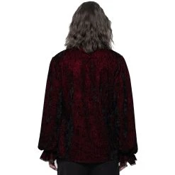 PUNK RAVE Chemise 'Hamlet' En Velours Bordeaux 16 PUNK RAVE Chemise 'Hamlet' En Velours Bordeaux -ALCHEMY GOTHIC shop chemise hamlet en velours bordeaux 2
