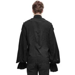 DEVIL FASHION Chemise 'Ishmael' Noire -ALCHEMY GOTHIC shop chemise ishmael noire 2