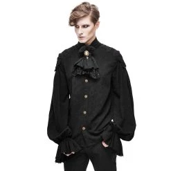 DEVIL FASHION Chemise 'Ishmael' Noire -ALCHEMY GOTHIC shop chemise ishmael noire 5