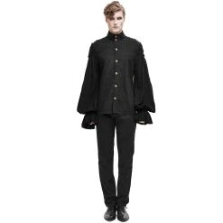 DEVIL FASHION Chemise 'Ishmael' Noire -ALCHEMY GOTHIC shop chemise ishmael noire 6