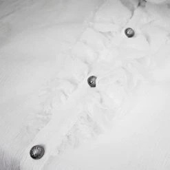 DEVIL FASHION Chemise 'Israfel' Blanche -ALCHEMY GOTHIC shop chemise israfel blanche 13